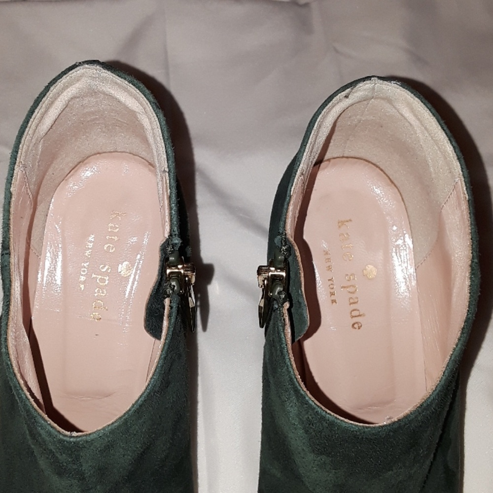 Kate Spade leather suede booties size 6 Italy - Picture 2 of 8